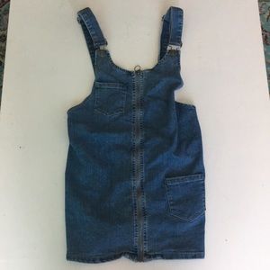 Blue jean rue21 Skirt overalls